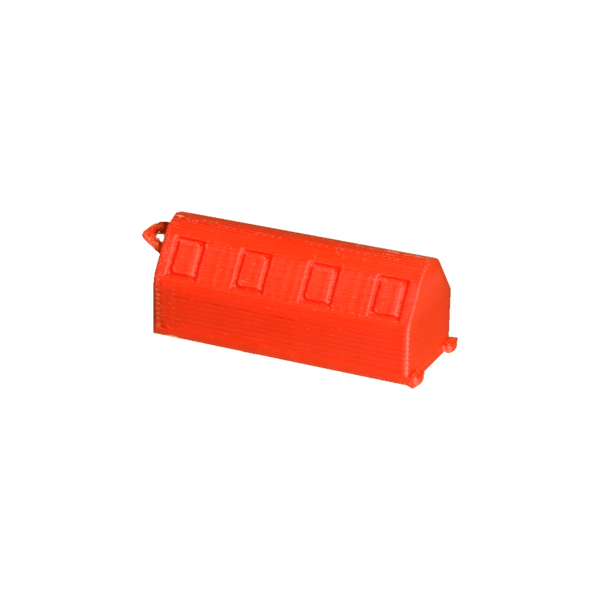 Container mit Klappen rot