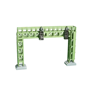 Signalbrücke Spur TT 2-Gleisig mit Ausfahrtsignal