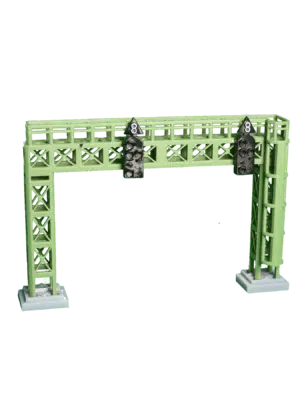 Signalbrücke Spur TT 2-Gleisig mit Ausfahrtsignal