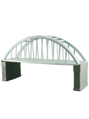 Spur N Stahlbrücke Bogenbrücke Set zweigleisig