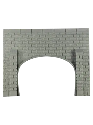 Spur TT Tunnelportal Backstein zweigleisig tief