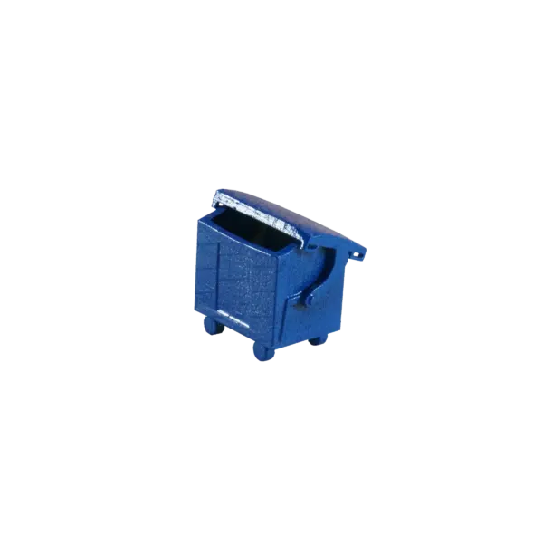 Spur TT Müllcontainer blau