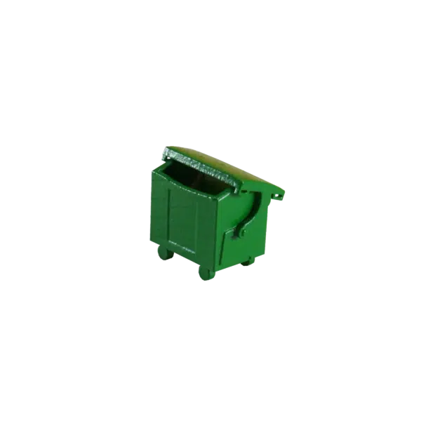 Spur TT Müllcontainer grün